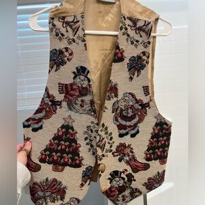 Vintage Christmas Vest